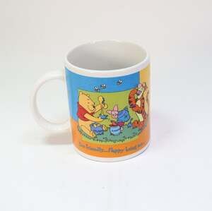 Walt Disney Winnie the Pooh Coffee Cup Mug "Bee Friendly Happy Being Me"